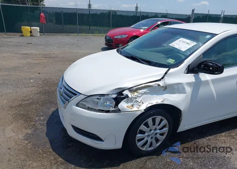 2013 Nissan Sentra S из США, поврежденный, VIN 3N1AB7AP5DL613679